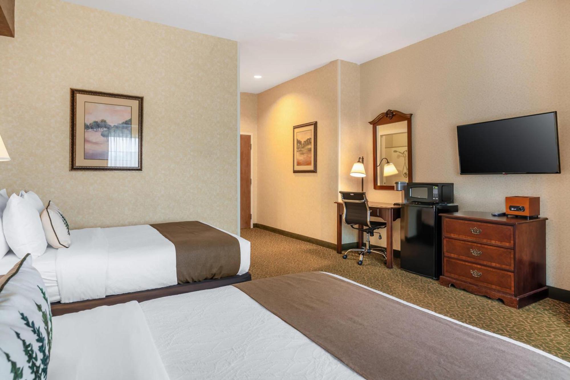 Double Room Two Double Beds Accessible or Non-Smoking